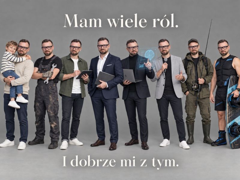 Kamil Świątek w wielu rolach. Mam wiele ról. I dobrze mi z tym.